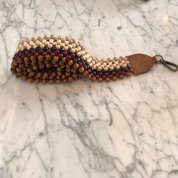 Anthropologie Accessories - Anthropologie wood beaded belt